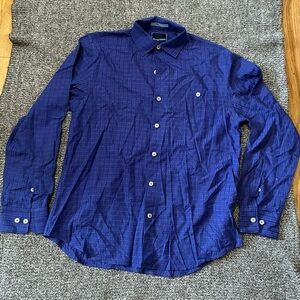 Tommy Bahama Men's Blue Dress Shirt